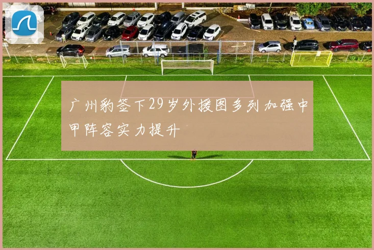 广州豹签下29岁外援图多列加强中甲阵容实力提升